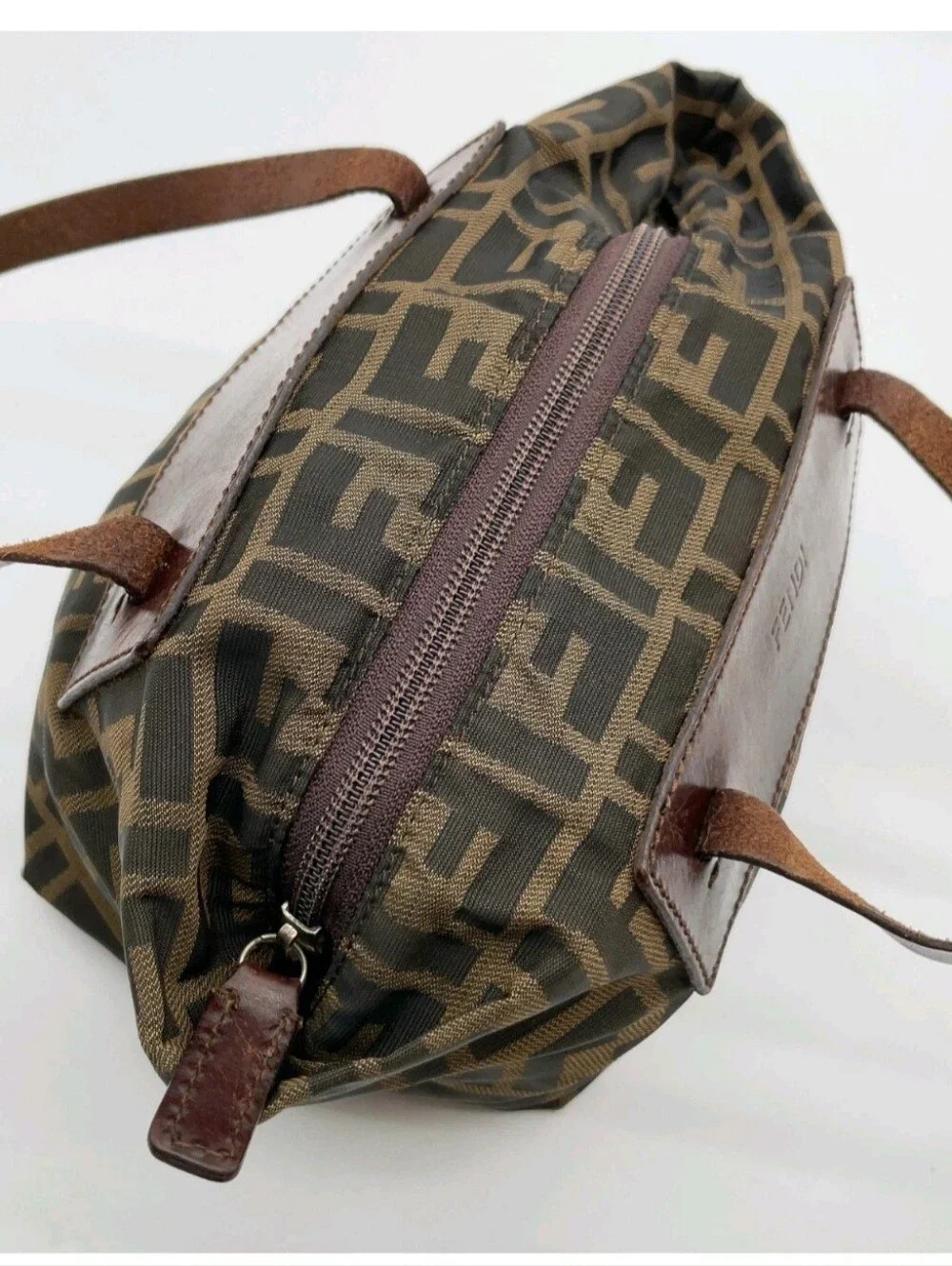 Vintage Fendi Zucca 2-Piece Set – Iconic FF Monogram Totes